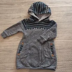 RAG MART フード付きワンピース 90サイズ