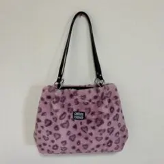 ヒョウ柄ファートートバッグ ピンク ギャル