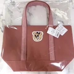 FEILER オールドテディガール ワッペントートバッグ ピンク Lサイズ