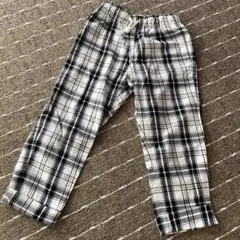 GLOBAL WORK チェック柄 ロングパンツ 120cm