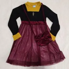 Frozen アナの長袖ワンピース 120