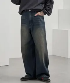 ウォッシュデニム ブルー