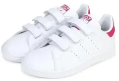 18cm アディダス スタンスミス 白 ピンク キッズ スニーカー リンク