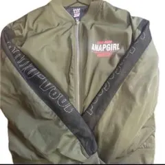 ANAP GIRL ボンバージャケット M オリーブ