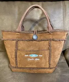 ムートンバッグ　カヒコ　Kahiko ブラウン トートバッグ