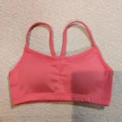 コーラルピンク スポーツブラ Mサイズ