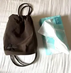 Calvin Kleinカーキドローストリングバッグのサムネイル
