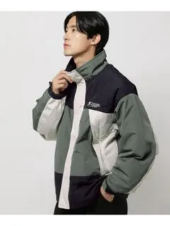 niko and... ショートスタンドブルゾン　Mサイズ　グリーン