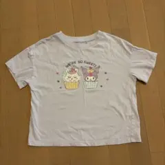 ユニクロ　ちいかわ×サンリオコラボTシャツ　モモンガ×クロミ