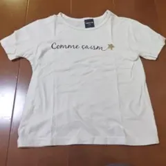 COMME CA ISM ロゴ＆スター 半袖Tシャツ 120A