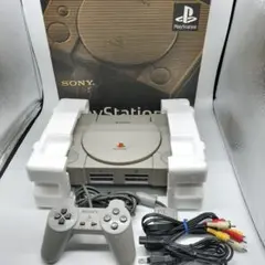 SONY original PlayStation SCPH-1000 console with accessories.