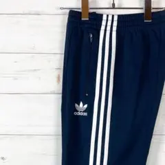 アディダス ジャージ パンツ EUROPA スリーストライプ 紺 ネイビー L