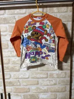 ミキハウス 長袖Tシャツ 120cm 総柄