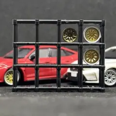 く*し様 1/64 ホイールラック② ホイール付き ジオラマにのサムネイル