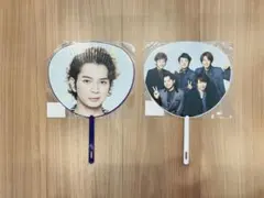 ARASHI 嵐 集合＆松潤 ミニうちわセット 2014