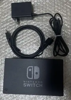 ⑪NintendoSwitch　純正 ドック　ブラック アダプターセット