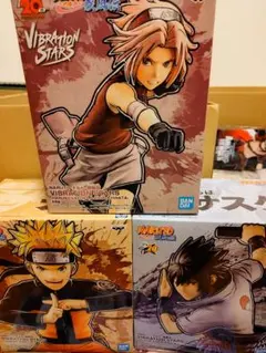 (開封済)NARUTO VIBRATION STARS フィギュア 3種セット