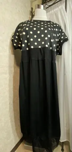 1987 着物リメイク　ワンピース　Ｍ〜L