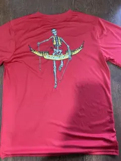 エルドレッソ　レッド　半袖　ドクロ　ランニング　サイズＬ