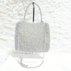 人気色シルバー✨アンテプリマ スクエア ミディアム チェーン