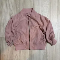 【95cm】 西松屋　MA-1 アウター　ピンクのサムネイル