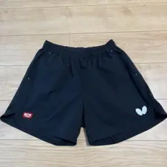 Butterfly 卓球 ショートパンツ 黒