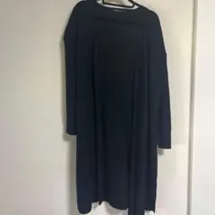 ロングカーディガン カーディガン ブラック M AMERICAN HOLIC