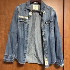 Abercrombie & Fitch （リメイク品）デニムシャツ S