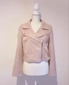 フェイクスウェードライダースジャケット／リップサービス