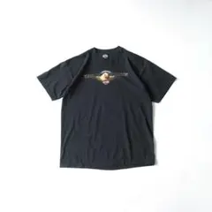 ハーレーダビッドソン 00s 両面プリント　半袖Tシャツ 黒 XL イーグル
