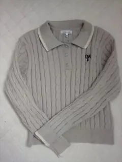 グローバルワークキッズ　ポロ襟ニットプルオーバー