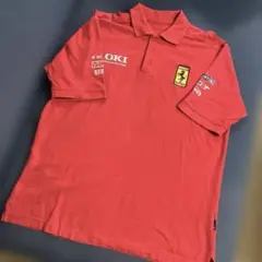 【貴重】Ferrari F1 ポロシャツ レッド 2L〜フェラーリ 半袖　レトロのサムネイル