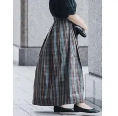 限定値下げ UNITED ARROWS green label チェックスカート