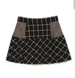 andmary Coco check pleats skirt Mサイズ