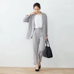 COMME CA ISM テーラードジャケット＋パンツセット　9号