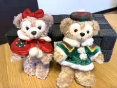 ②☆ダッフィー☆ぬいぐるみバッジ☆ぬいば☆シェリーメイ☆セット☆