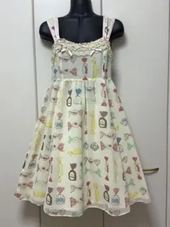 エミリーテンプルキュート キャンディプリント ノースリーブワンピースのサムネイル