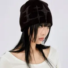 raucoushouse ビーニーニット帽 holyincode