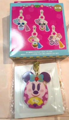 ディズニー　 2025 だるまキーチェーン ミニー