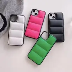 iPhone15Pro/15/14/13用ダウンジャケットデザインケース