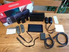 【付属品10点付き】【初期化済み】Nintendo Switch 本体 グレー