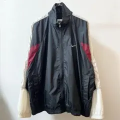 90’s NIKE 切替ナイロンジャケット ブラック 銀タグ