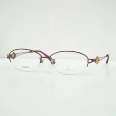 CHARRIOL パープル ダンシングストーン メガネ レンズ交換可 新品 
