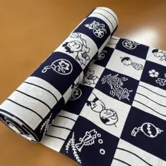 浴衣反物　サザエさん柄　反物　浴衣　昭和レトロ 浴衣反物 サザエさん柄 反物 浴衣 昭和レトロ サザエさん反物