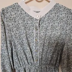 Ray Cassin 花柄長袖ワンピース美品