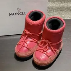 MONCLER モンクレール キッズ 女の子 スノーブーツ ダウンブーツ ピンクのサムネイル