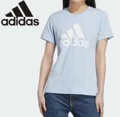 【即購入可】adidas くすみブルー Tシャツ ジム ピラティス 運動Mサイズ