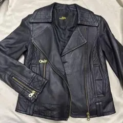 Ray beams 黒 レザージャケット ライダース