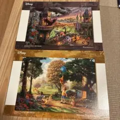 ディズニー ジグソーパズル スティッチ 森のフィルハーモニー 2点 