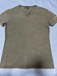 エンポリオアルマーニ　Vネック 半袖 Tシャツ　黒